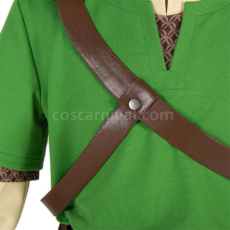 The Legend of Zelda Skyward Sword Link Fullsuit Cosplay Costumes coscarnival011111165