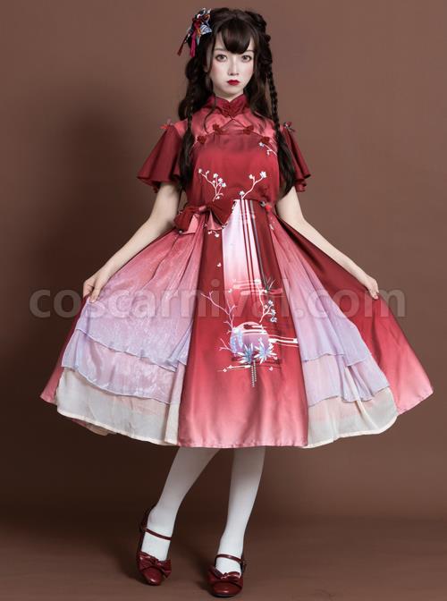 The-Moon-In-The-Mirror-Series-Chinese-Style-Elegance-Classic-Lolita-Short-Sleeve-Dress-coscarnival-1079