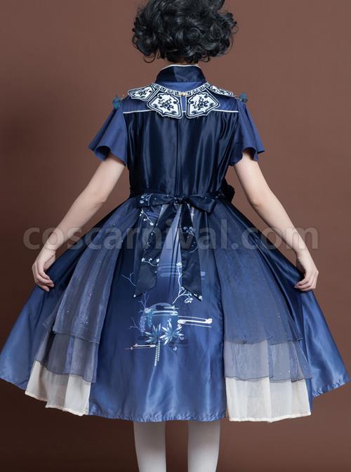 The-Moon-In-The-Mirror-Series-Chinese-Style-Elegance-Classic-Lolita-Short-Sleeve-Dress-coscarnival-1089