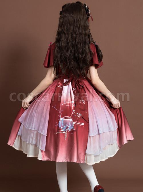 The-Moon-In-The-Mirror-Series-Chinese-Style-Elegance-Classic-Lolita-Short-Sleeve-Dress-coscarnival-1096