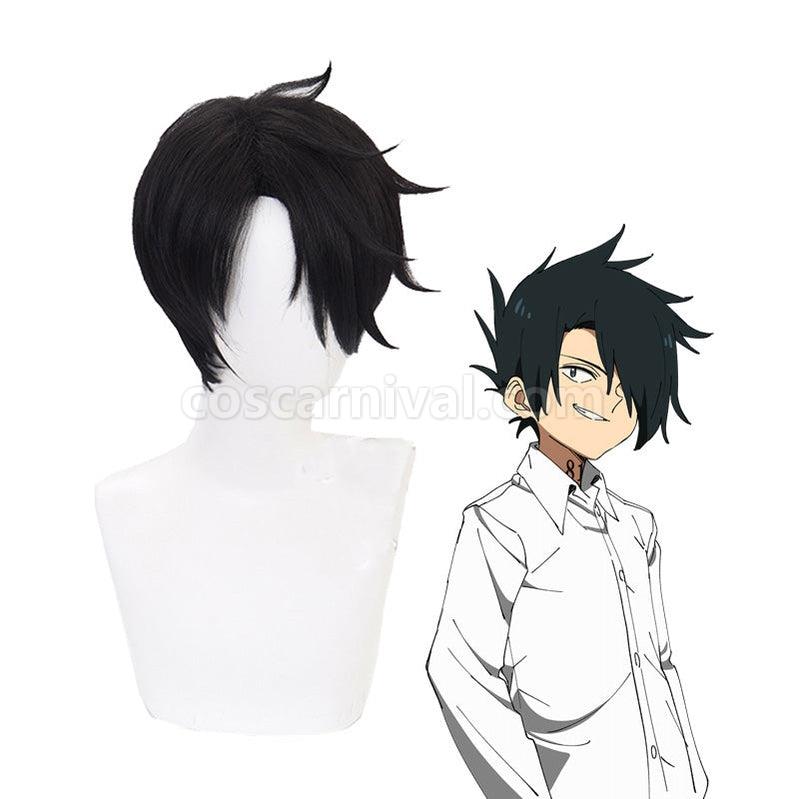The Promised Neverland Ray Short Black Cosplay Wigs coscarnival011116407