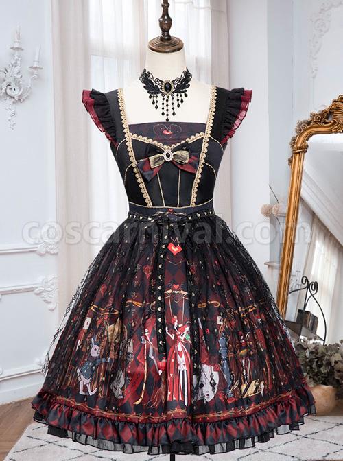 The Queen Of Hearts Series JSK Gothic Lolita Dress coscarnival