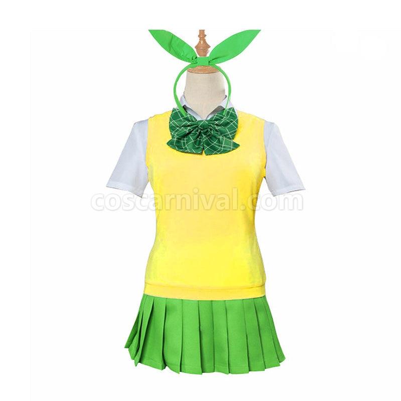 The Quintessential Quintuplets Yotsuba Nakano Outfits Cosplay Costume coscarnival011114034