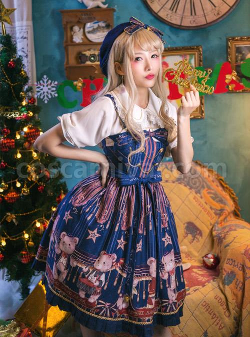 The-Royal-Bears-Band-Classic-Lolita-Sleeveless-Dress-coscarnival-3957