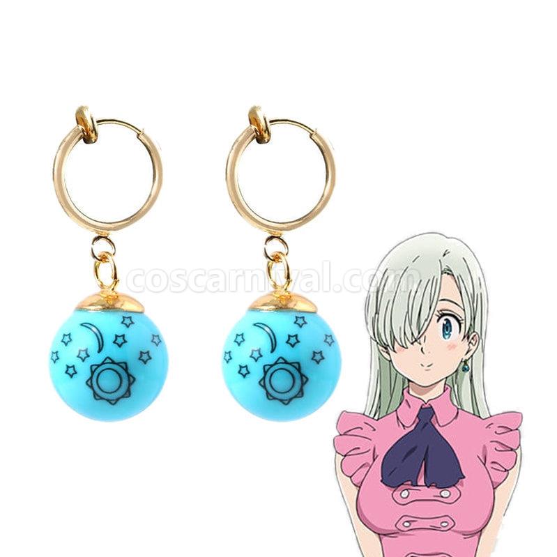 The Seven Deadly Sins Elizabeth Liones Earrings Cosplay Accessories coscarnival011116240