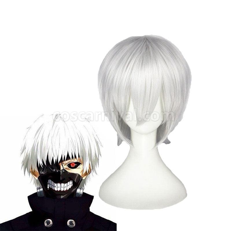 Tokyo Ghoul Kaneki Ken White Cosplay Wigs coscarnival011113465