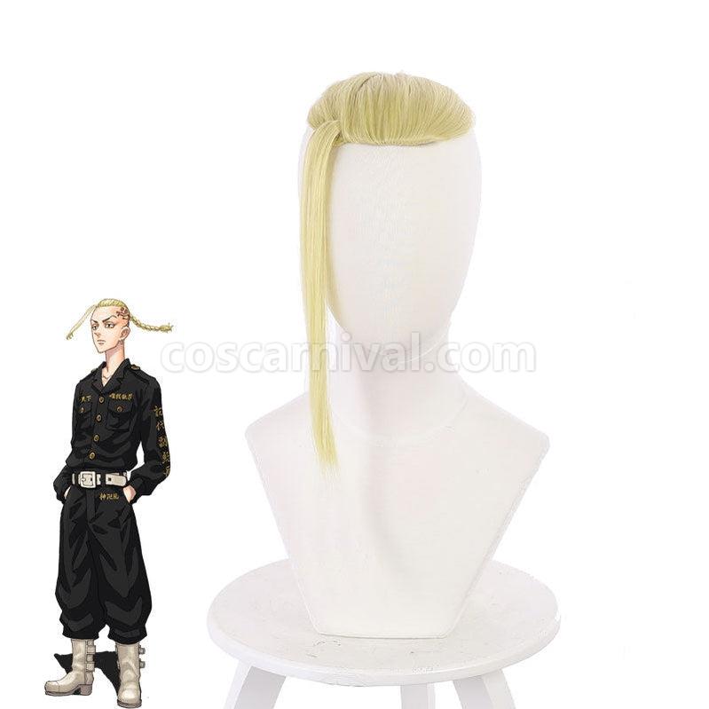 Tokyo Revengers Ken Ryuguji Blonde Cosplay Wigs coscarnival011111054
