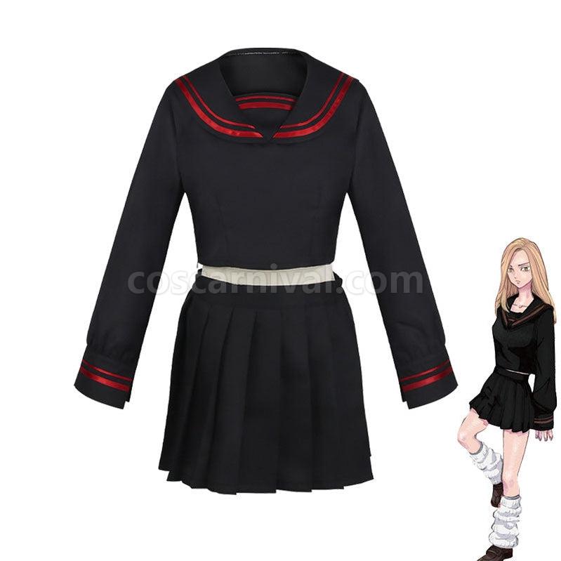 Tokyo Revengers Yuzuha Shiba Cosplay Costumes coscarnival011111101