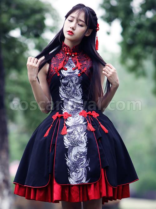 Tsing-Lung-White-Tiger-Series-Tsing-Lung-Chinese-Style-Classic-Qi-Lolita-Sleeveless-Dress-And-Shawl-Set-coscarnival-3605