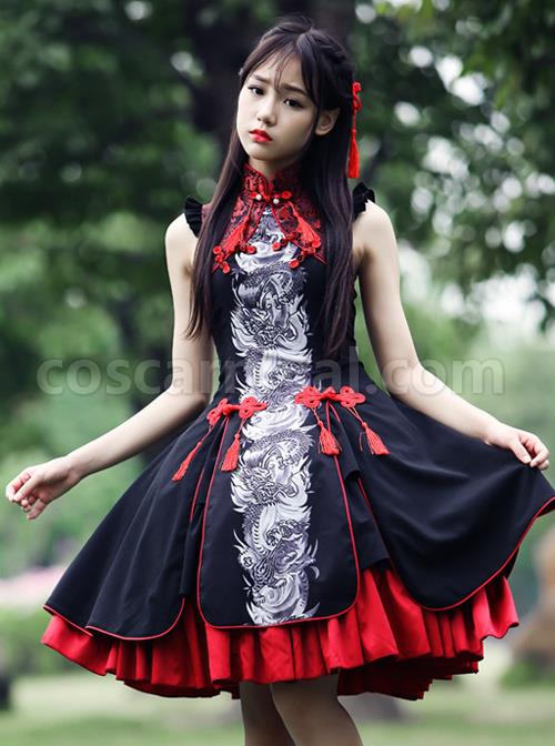 Tsing-Lung-White-Tiger-Series-Tsing-Lung-Chinese-Style-Classic-Qi-Lolita-Sleeveless-Dress-And-Shawl-Set-coscarnival-3611