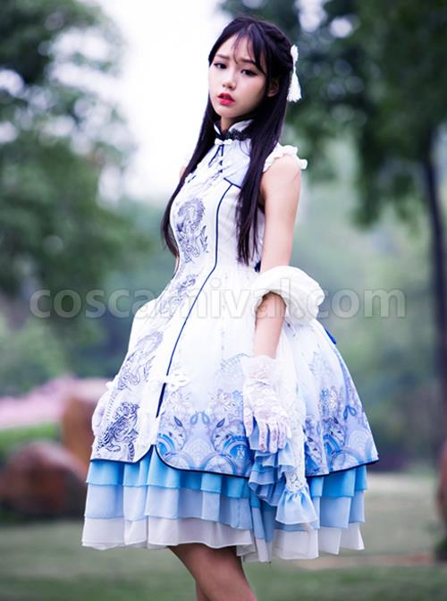 Tsing-Lung-White-Tiger-Series-White-Tiger-Chinese-Style-Classic-Qi-Lolita-Sleeveless-Dress-And-Shawl-Set-coscarnival-3730