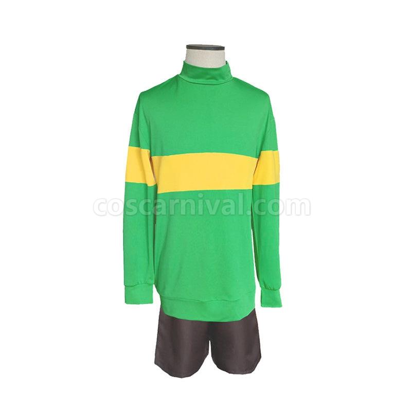 Undertale The First Human Chara Cosplay Costume coscarnival011114171