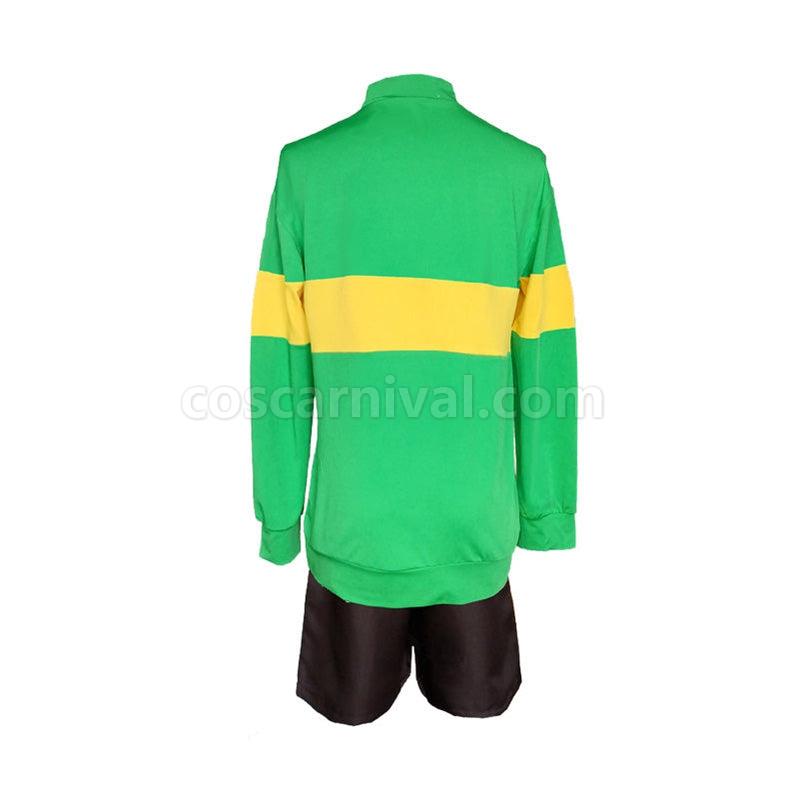 Undertale The First Human Chara Cosplay Costume coscarnival011114180