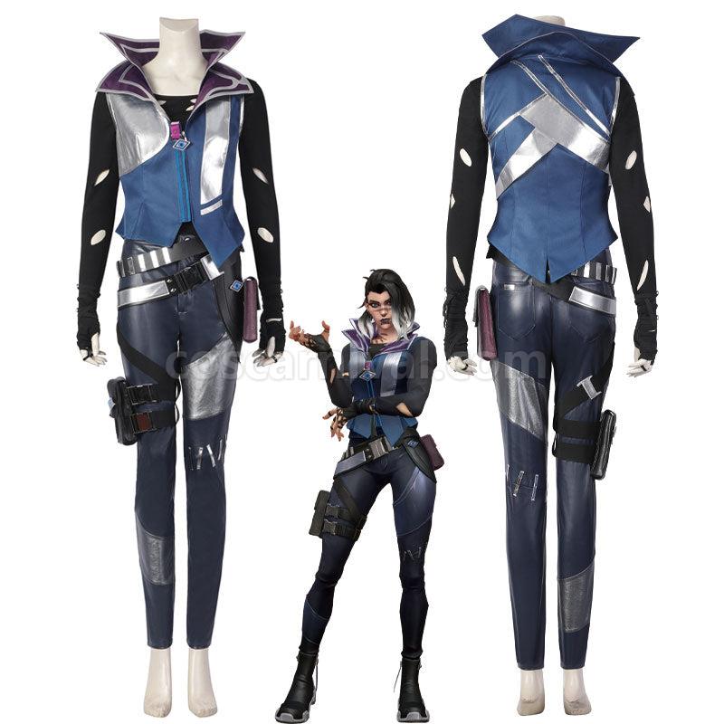 Valorant Fade Cosplay Costumes coscarnival01113619