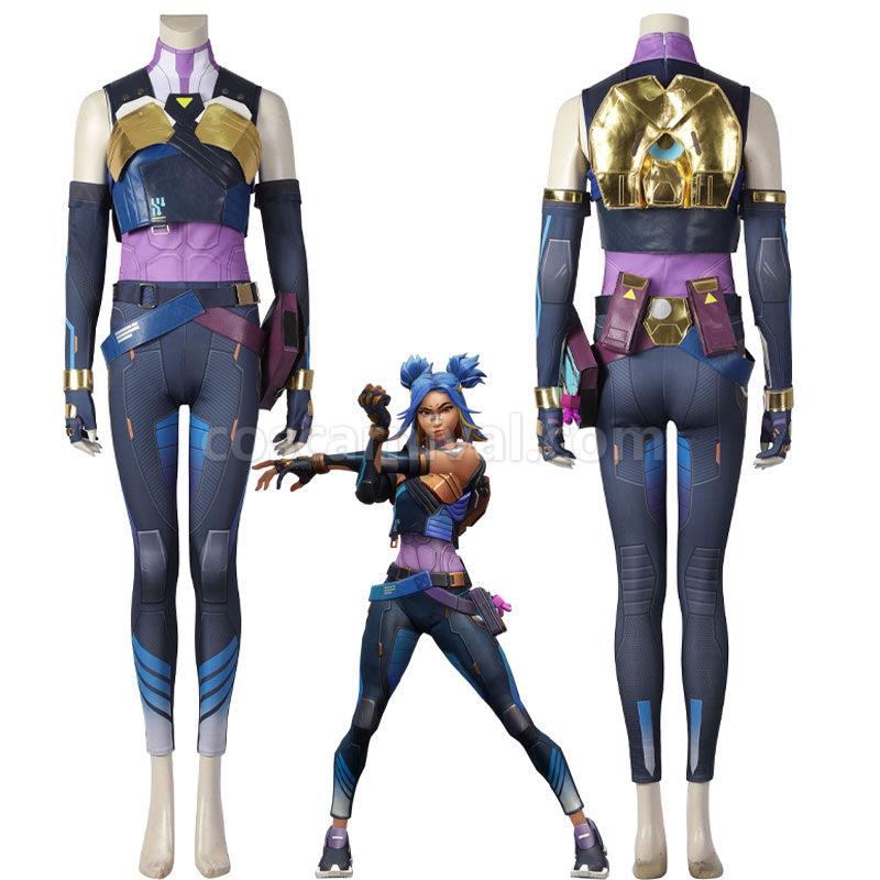 Valorant Neon Cosplay Costumes coscarnival01112748