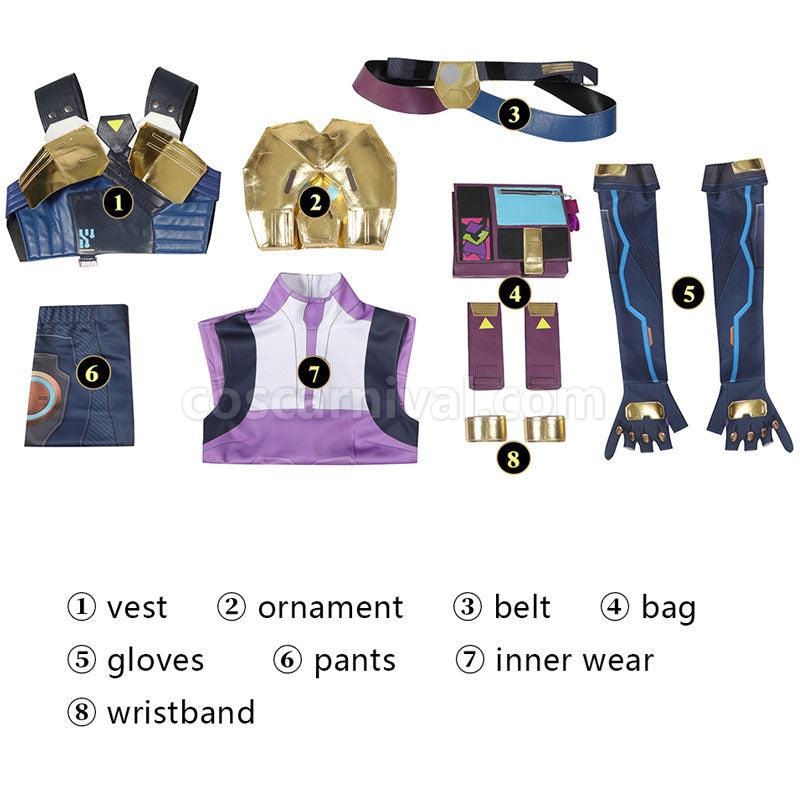 Valorant Neon Cosplay Costumes coscarnival01112766