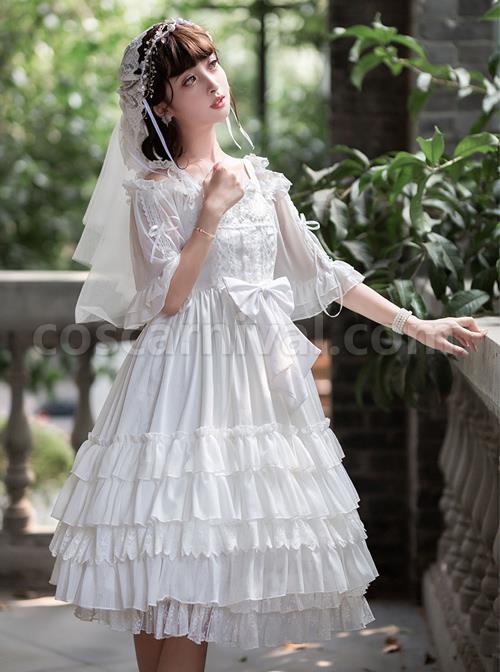 Venus-Kiss-Series-White-Elegant-Classic-Lolita-Sling-Dress-coscarnival-76