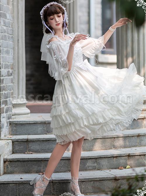 Venus-Kiss-Series-White-Elegant-Classic-Lolita-Sling-Dress-coscarnival-94