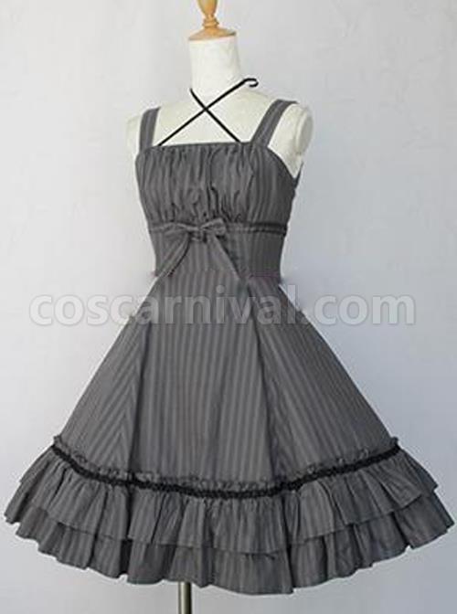 Vertical-Stripes-Cloths-Classic-Lolita-Sling-Dress-coscarnival-812
