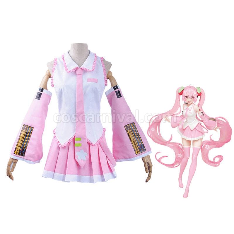 Vocaloid Cherry Hatsune Miku Outfits Cosplay Costume coscarnival011112708