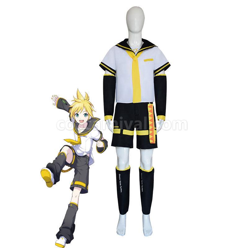 Vocaloid Hatsune Miku Ready Steady Kagamine Len Uniform Cosplay Costumes coscarnival01111520