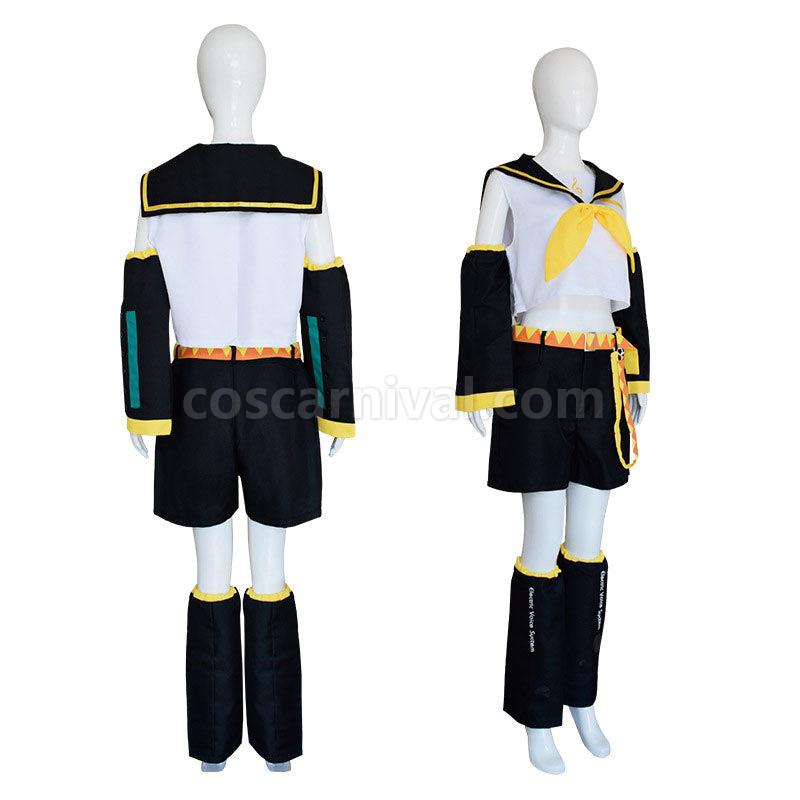 Vocaloid Hatsune Miku Ready Steady Kagamine Rin Uniform Cosplay Costumes coscarnival01111519