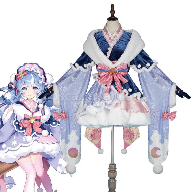 Vocaloid Hatsune Miku Snow Miku 2023 Cosplay Costumes coscarnival01111255