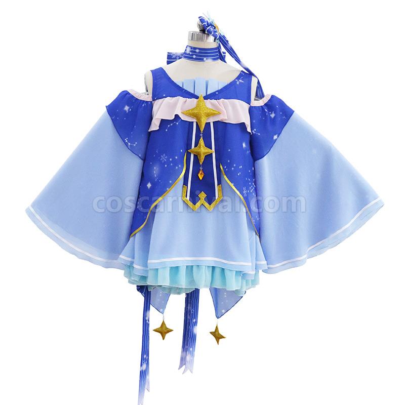 Vocaloid Hatsune Miku Snow Miku Princess of Star and Snow Cosplay Costumes coscarnival01117195
