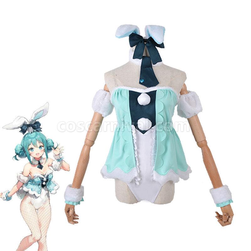 Vocaloid Hatsune Miku White Rabbit Pearl Outfits Cosplay Costumes coscarnival011110393