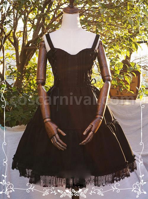 Waltz-Series-Double-Lace-up-Bowknot-Classic-Lolita-Sling-Dress-coscarnival-623