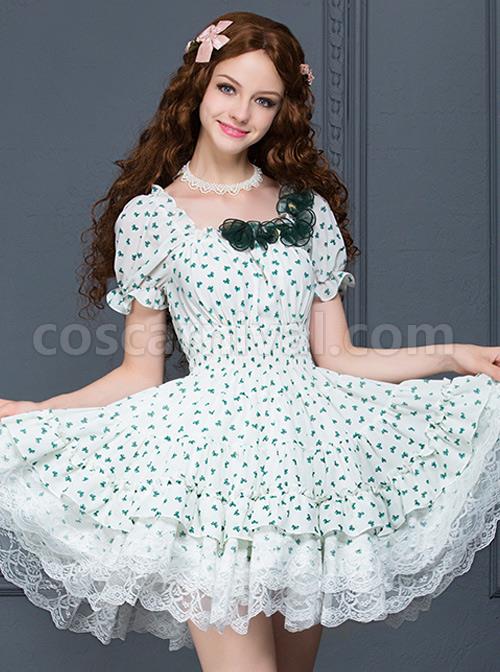 White-Chiffon-Green-Bowknot-Printing-Sweet-Lolita-Short-Sleeve-Dress-coscarnival-3573.jpg