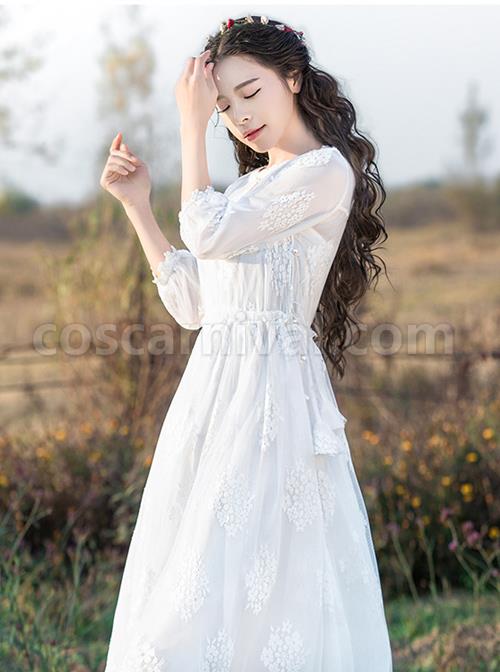 White-Embroidery-Lace-Classic-Lolita-Long-Sleeve-Dress-coscarnival-3631