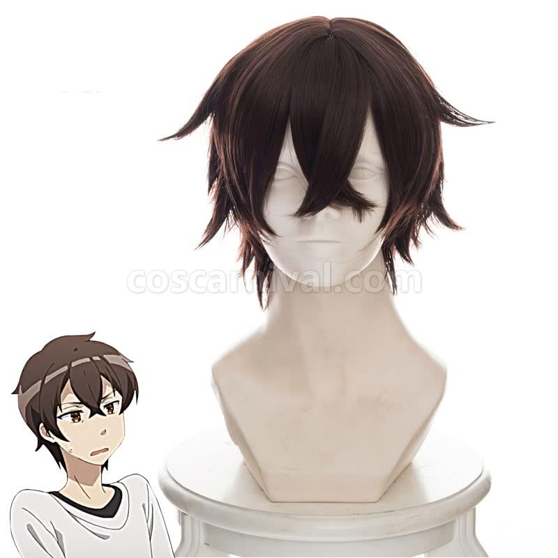 a sisters all you need hashima itsuki brown short wigs anime cosplay