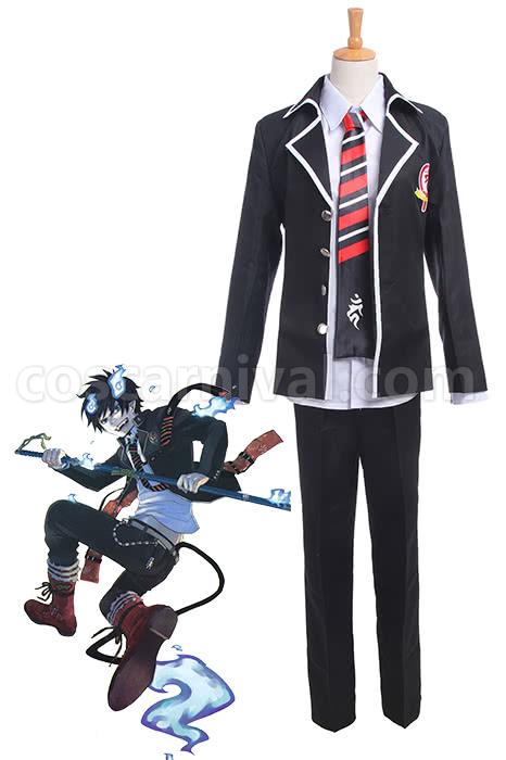 Ao No Exorcist Okumura Rin School Uniform Outfit Cosplay