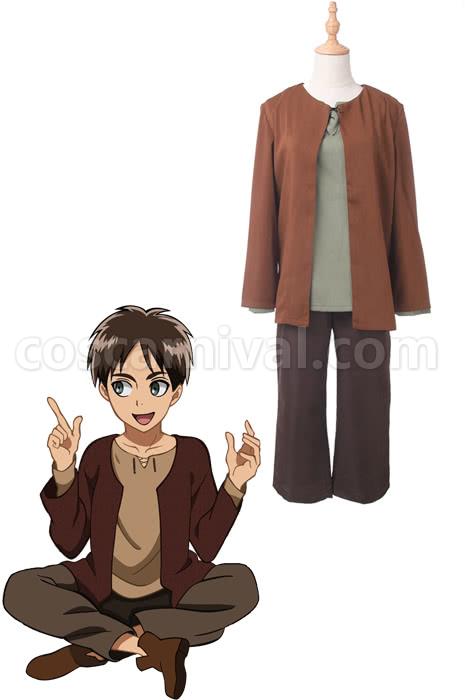 Attack On Titan Eren Jaeger Childhood Japanese Custom Costumes
