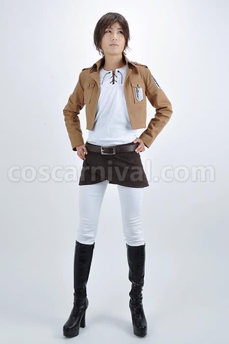 Attack On Titan Eren Jaeger The Recon Corps Uniform Cosplay