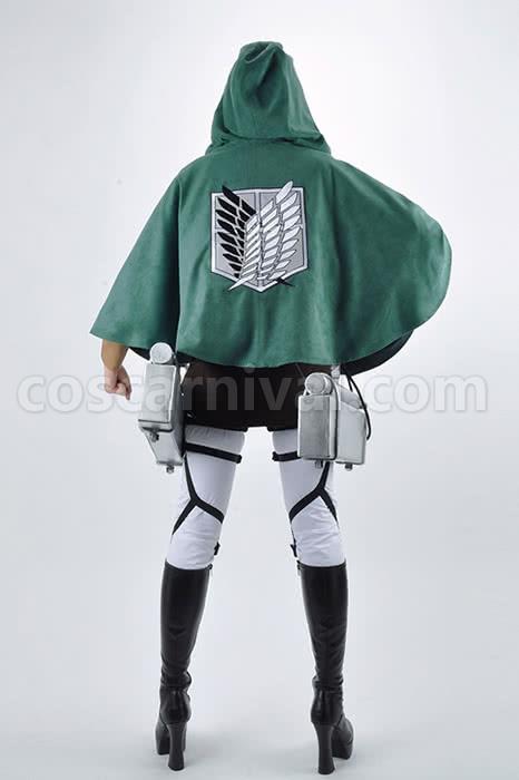 Attack On Titan Eren Jaeger The Recon Corps Uniform Outfits Cosplay Costume