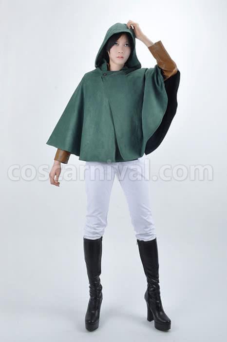 Attack On Titan Eren Jaeger The Recon Corps Wings of Freedom Cloak Custom Costumes