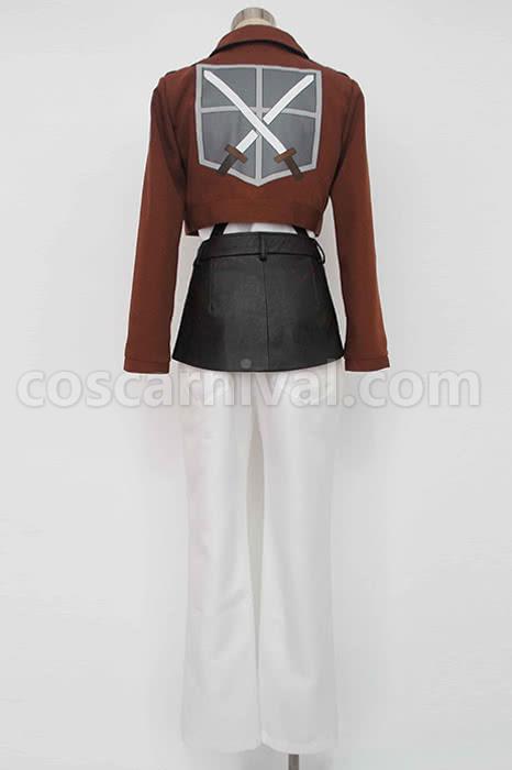 Attack On Titan Eren Jaeger Trainee Class Boy Uniform Cosplay Costume