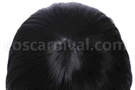 attack on titan mikasa 25cm short black wigs custom costumes