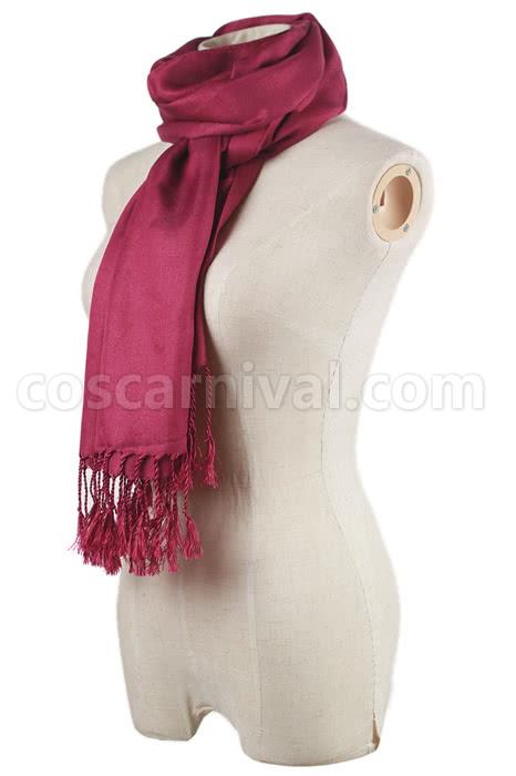 Attack On Titan Mikasa Dark Red Scarf Accessories Custom Cosplay Costume