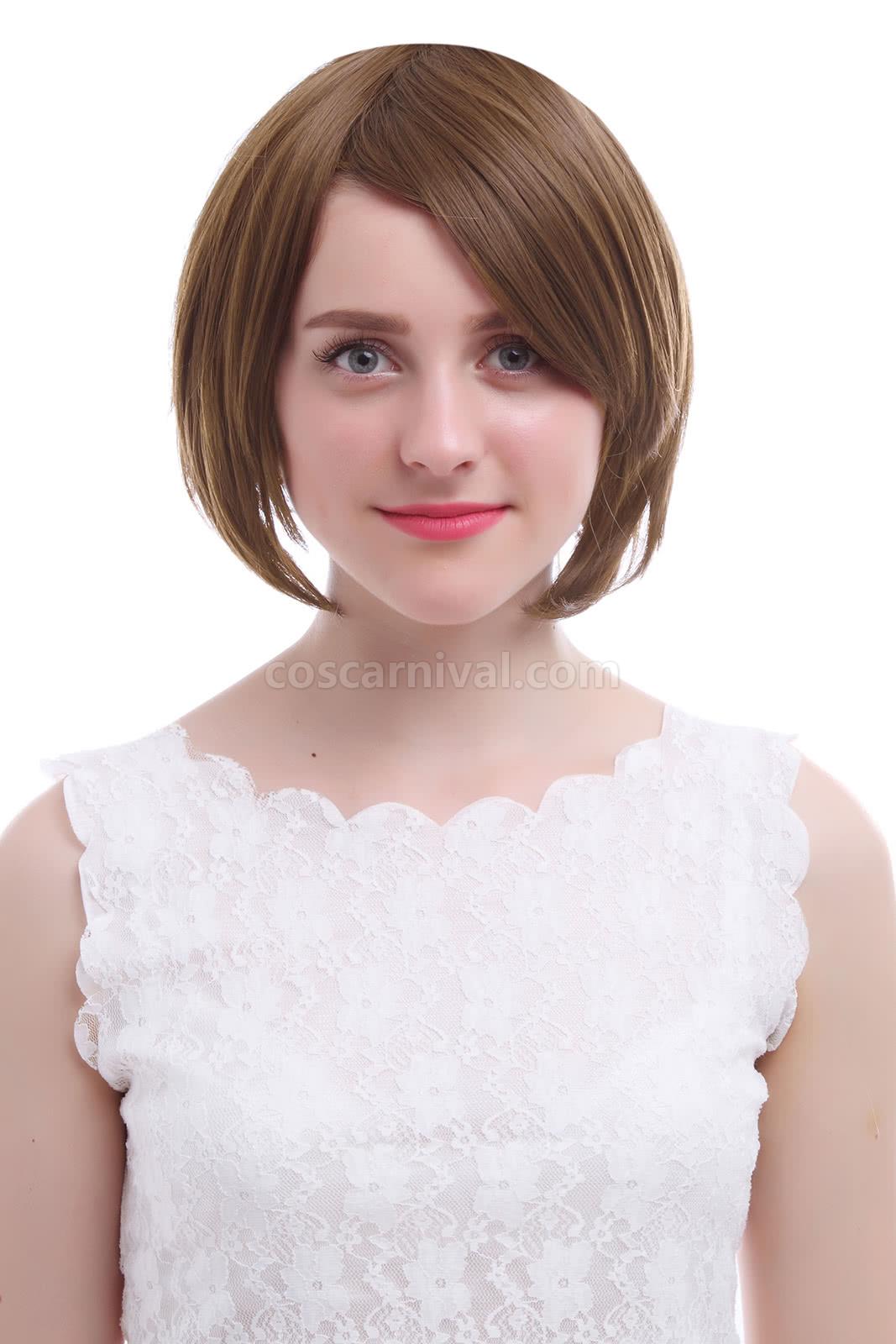 attack on titan sasha brown blouse clip on ponytail wigs custom cosplay