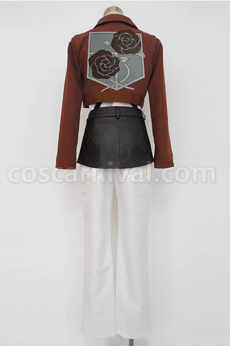 Titan Stationed Corps Rosa rugosa 유니폼 Costme 코스프레 의상에 대한 공격