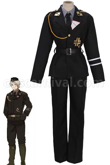 Axis Powers Hetalia APH Prussia Cospaly Army Costumes