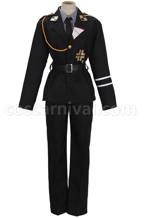 Axis Powers Hetalia APH Prussia Cosplay Costume