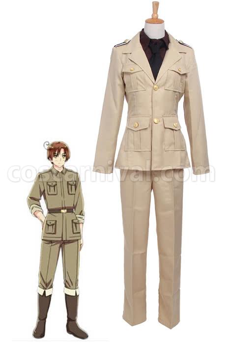 Axis Powers Hetalia Feliciano Vargas Italy Uniform Cosplay
