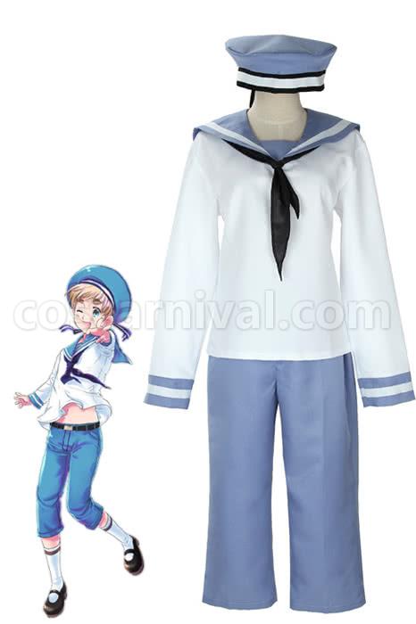 Axis Powers Hetalia Sealand Peter Kirkland Costume