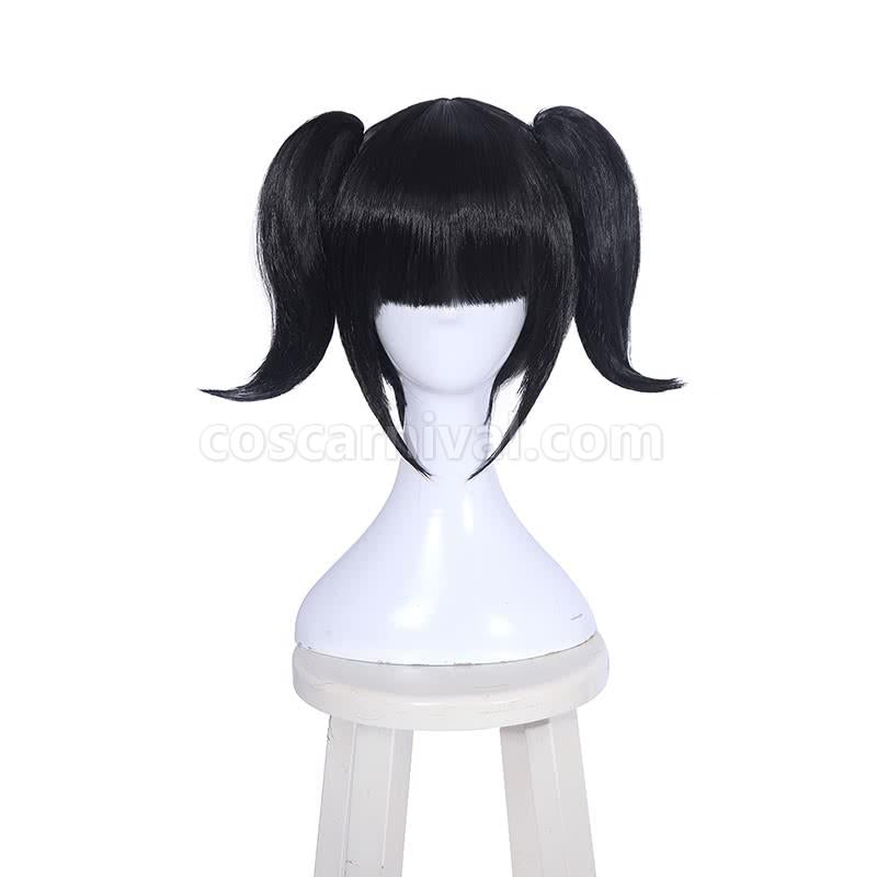 back street girls black double ponytail wigs anime costume