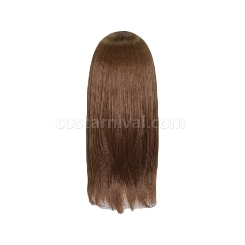 back street girls brown long straight wigs anime cosplay costumes