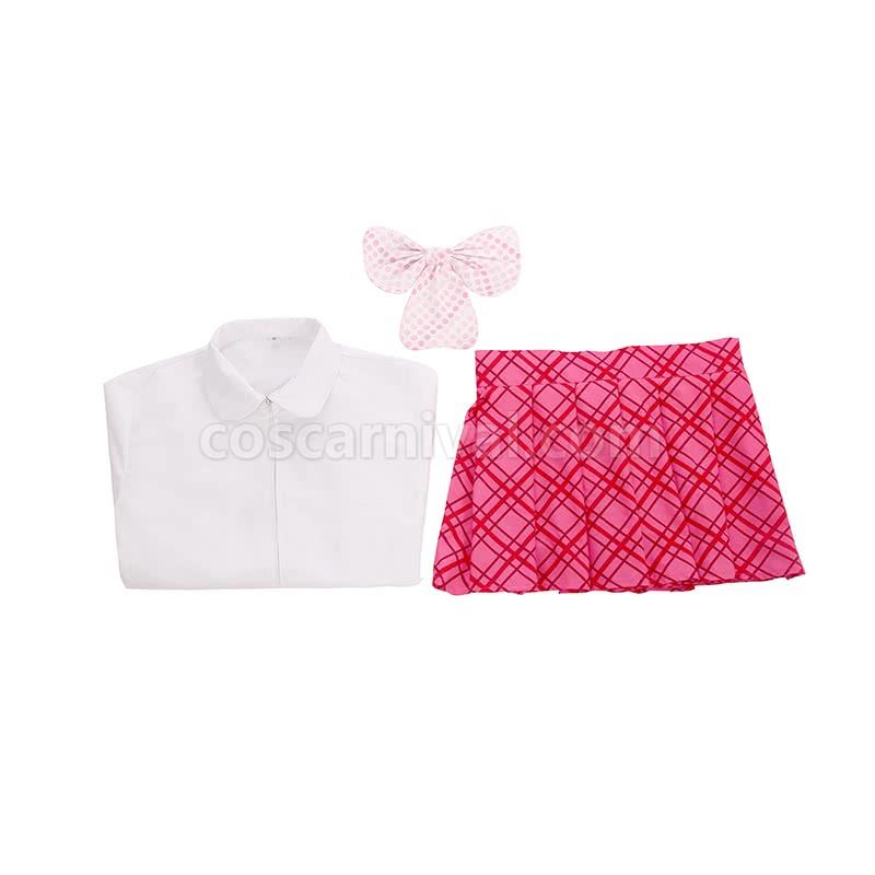 Back Street Girls ピンク 制服 スカート コスプレ コスチューム